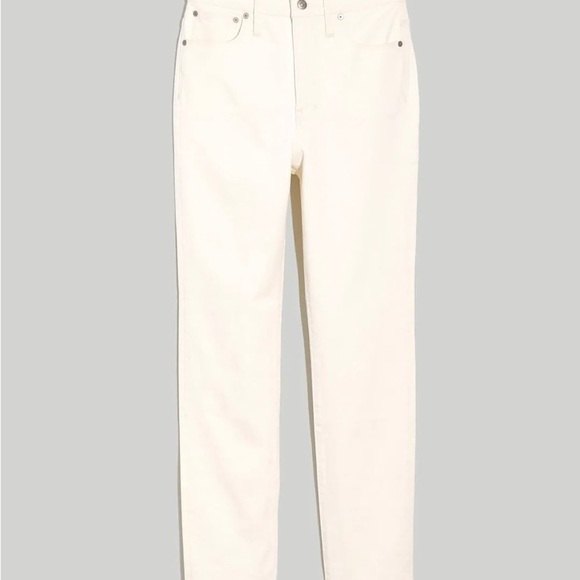 NWT Madewell The Perfect Vintage Jean in Tile white The High Rise size 28 Tall - Picture 6 of 15
